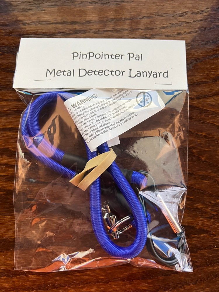 PinPointer Pal Metal Detector Lanyard - 24" Blue