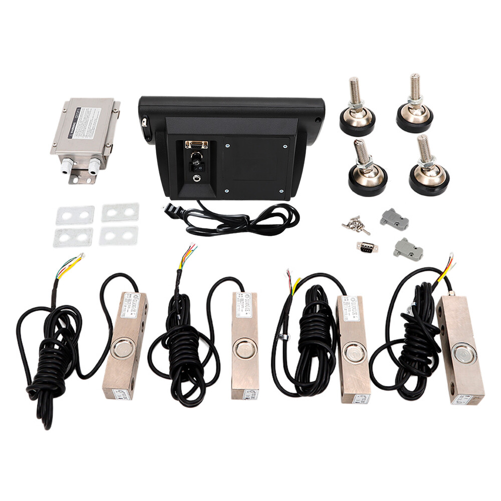 5000Lbs Load Cell Scale Kit Platform Livestock Cattle Chute Floor High Precision