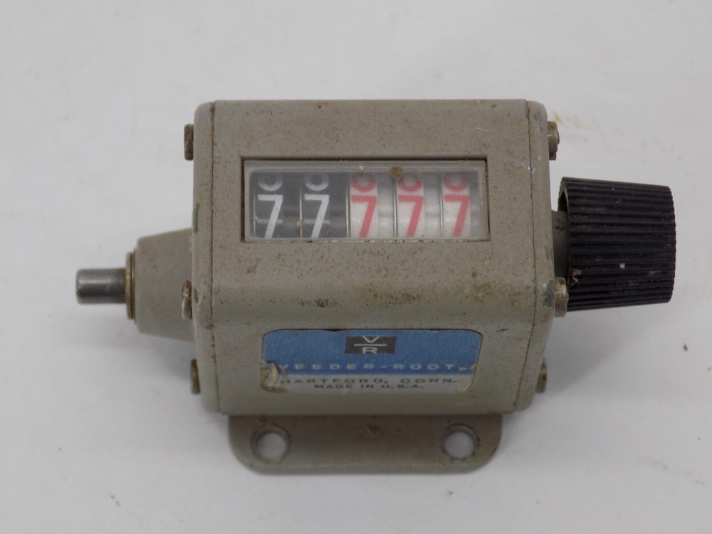 VINTAGE VEEDER ROOT 5 DIGIT COUNTER USED