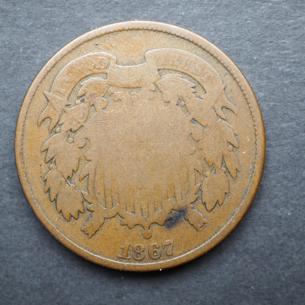1867 TWO CENT    FREE SHIPPING M4893A