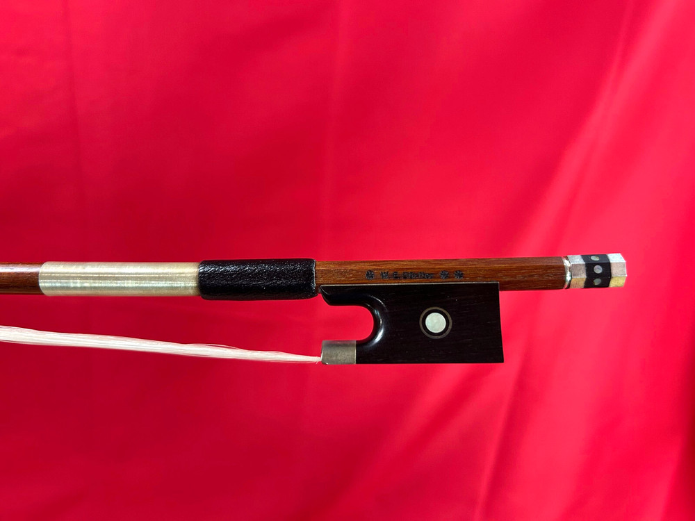 *W. E. DORFLER** Pernambuco Violin Bow Silver Mount 4/4 Size