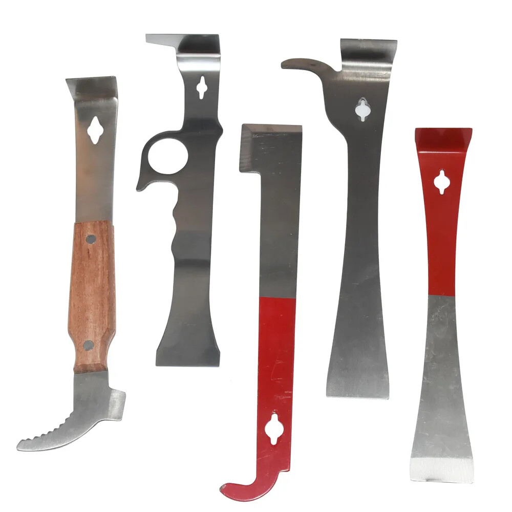 Beekeeping Hive Tool Hive Scraper Stainless Steel Bee Hive Hook Scraper