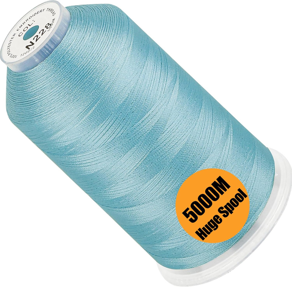 New Brothread - Single Huge Spool 5000M Each Polyester Embroidery Machine Thread