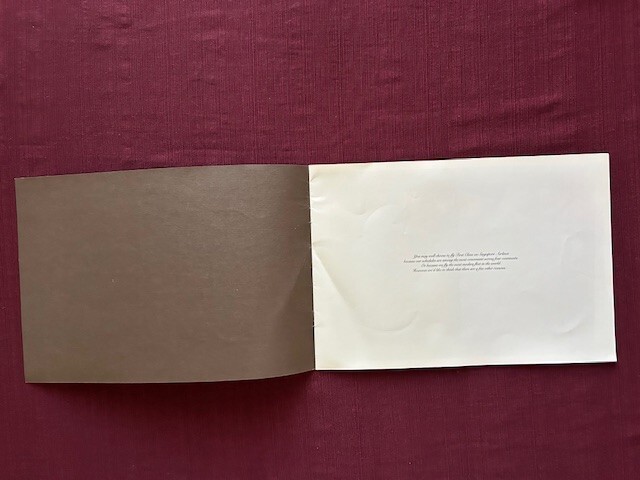 Singapore Airlines First Class 1979 Brochure