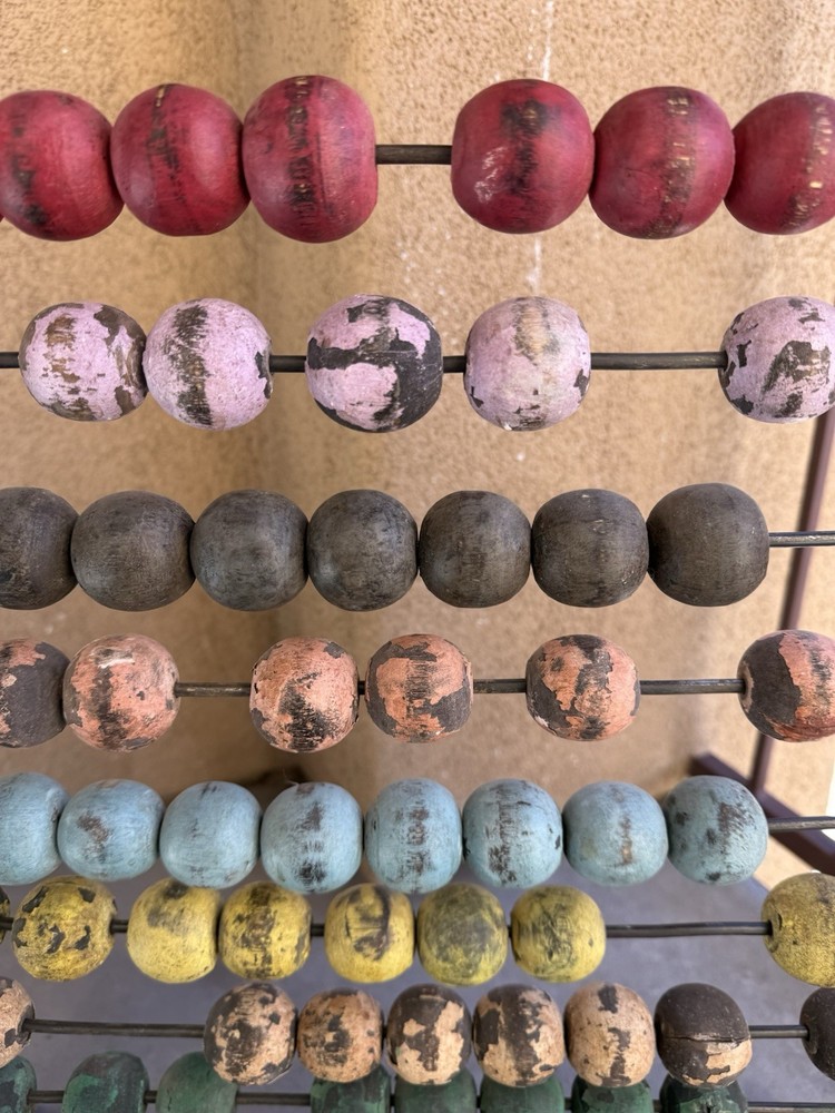 antique abacus Wood Balls
