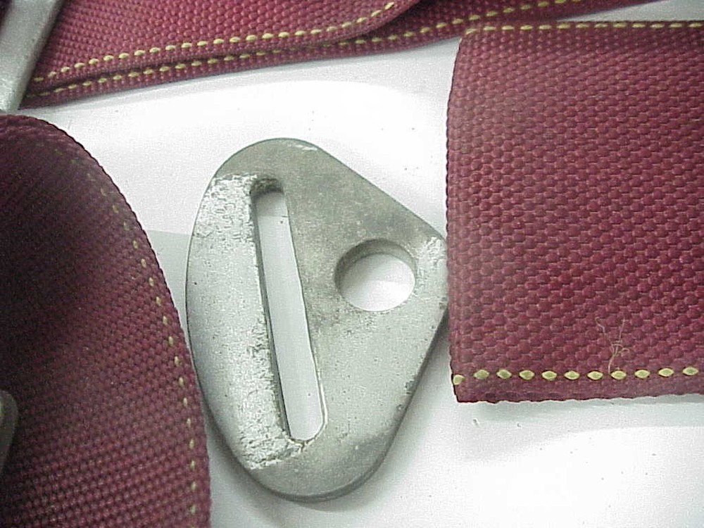 Pyrotect Red 5 Point Seat Belts / Parts Outdated C7