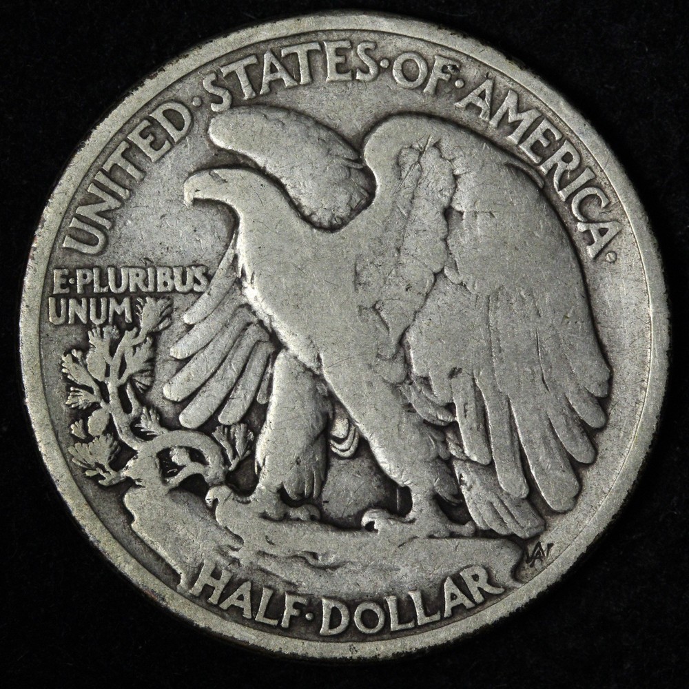 1916 Walking Liberty Silver Half Dollar FINE E391 VRIMA