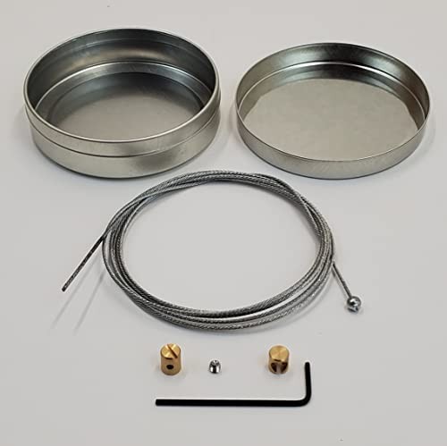 60" Motorcycle Throttle Cable Repair Kit for Harley Models: Includes Inner