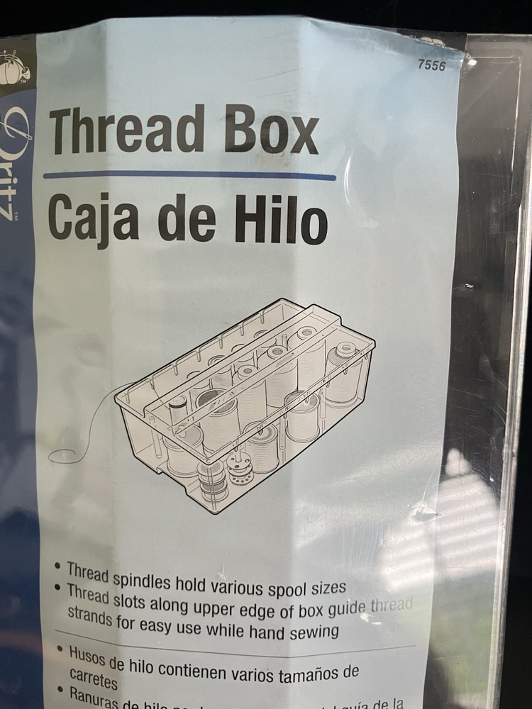 Dritz -Thread Box! Quality Storage For Various Stool Sizes! New !!