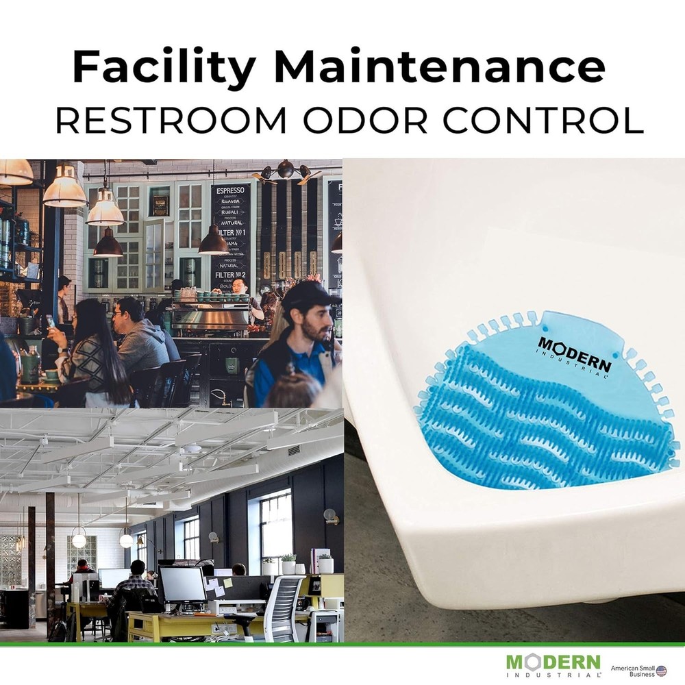 10-Pack Urinal Screens - Deodorizer and Splash Guard