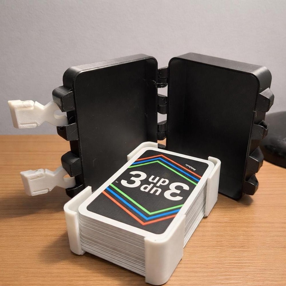 3 Up 3 Down Card Game Box – 3D Printed Travel Case