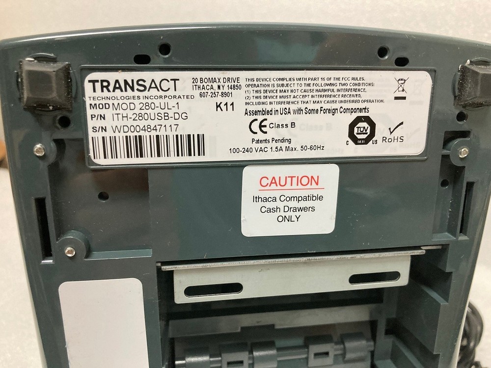 TransAct Ithaca iTherm 280 POS Thermal Receipt Printer