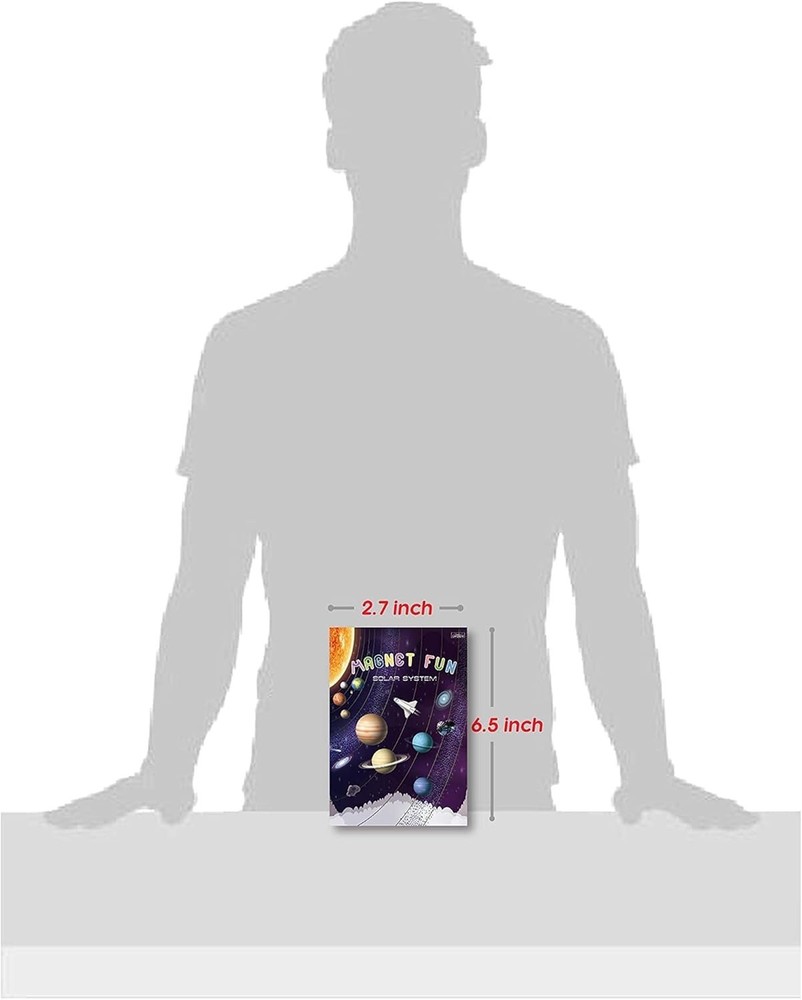 Magnetic Portable Playboard Solar System Planet Outer Space Play Create Scene...