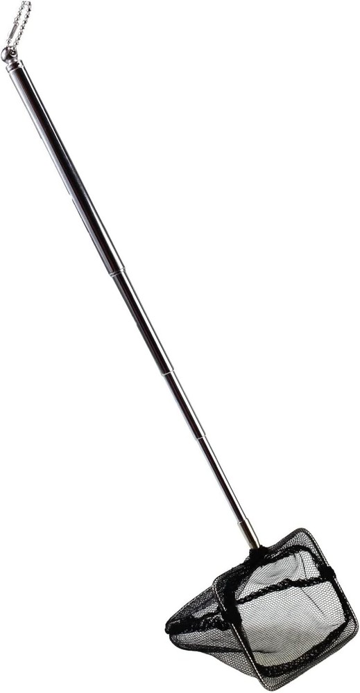 Adjustable Aquarium Net with Extendable Telescopic Handle – 3 Inch Compact Tool