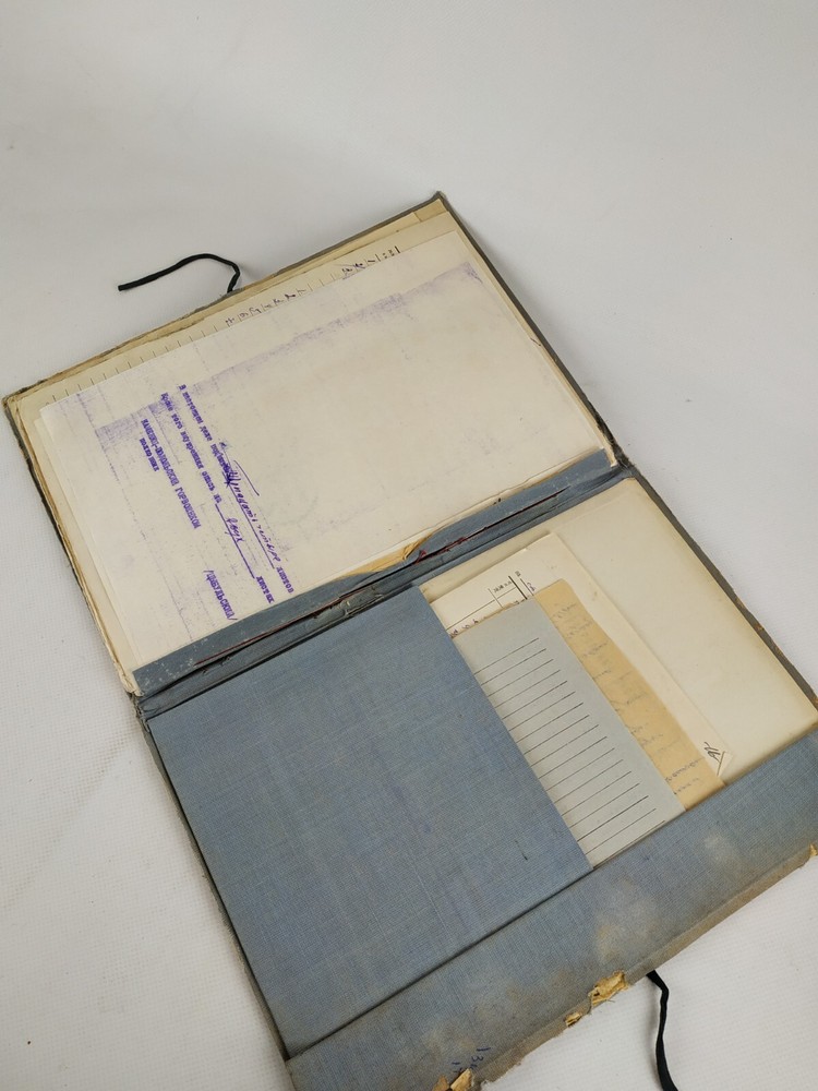 WW2 CAPTAIN TIMOSHENKO PERSONAL FILE USSR folder with documents Top secret.