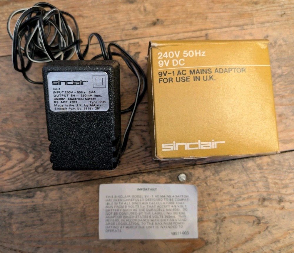 Sinclair Enterprise Programmable Calculator Vintage 1980s Working Boxed Manuals