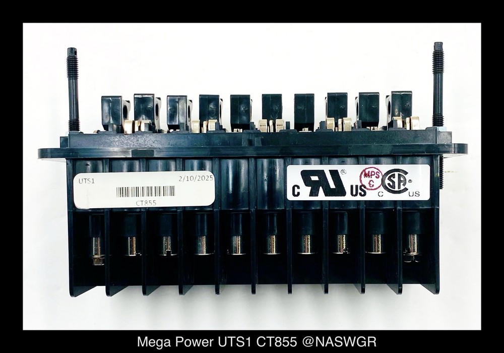 Mega Power Systems UTS1, CT855 Universal Test Switch - 10 Pole - Unused