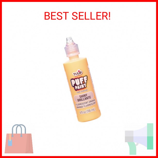 TULIP Dimensional Paint, Neon Orange 4 Fl Oz