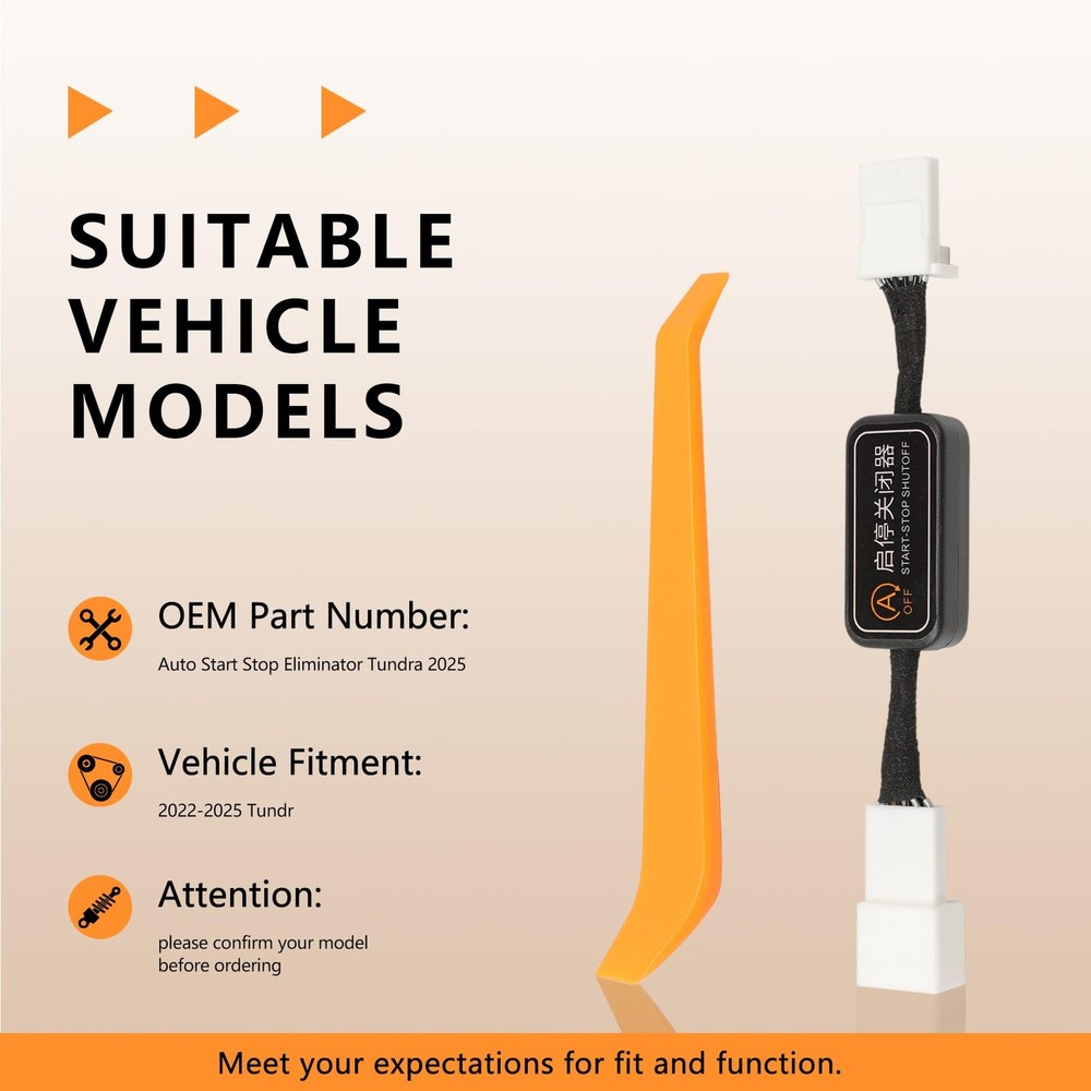 Auto Start Stop Eliminator for Tundra 2022-2025 Engine Disable...