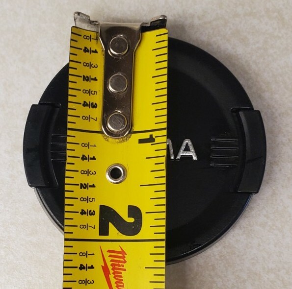 Sigma 55mm Snap On Lens Cap Front Used