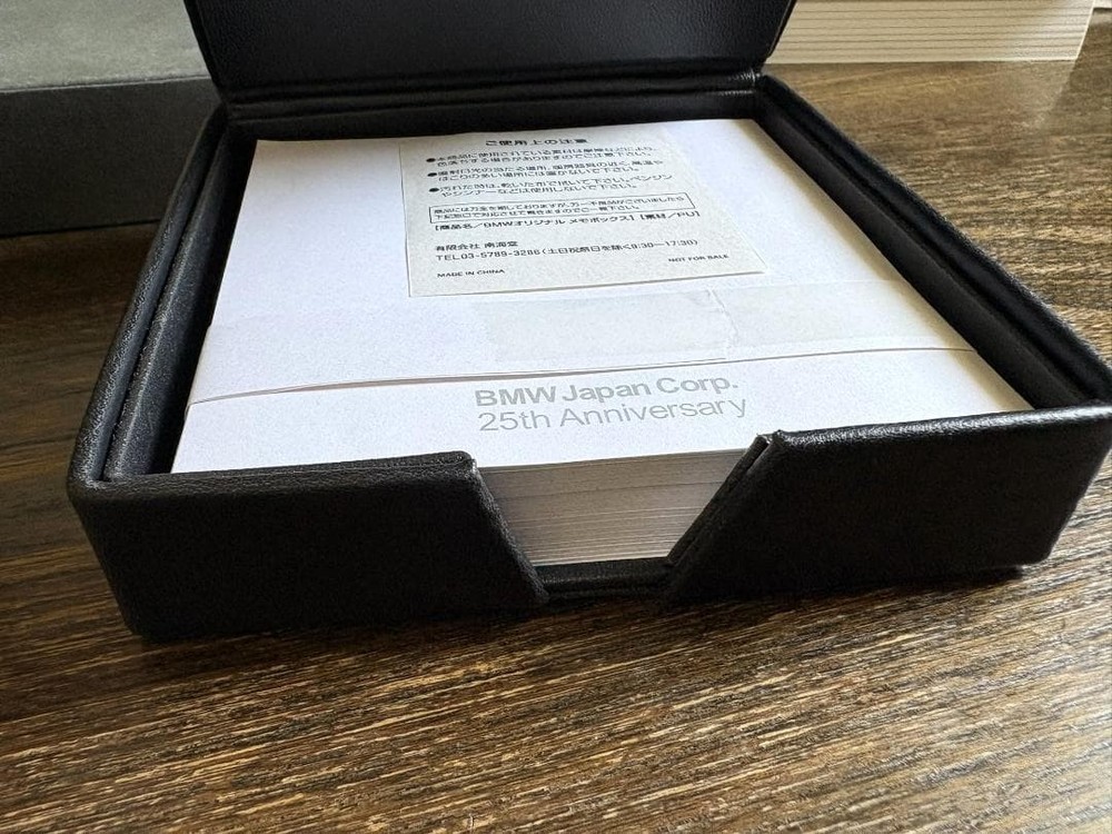 Bmw Memo Pad 25Th Anniversary Novelty