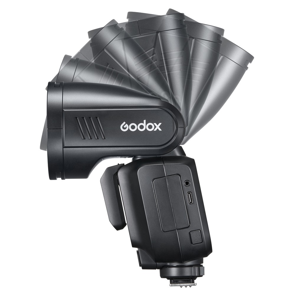 US Godox V100C Round Head Camera Flash Wireless Transmission Speedlight Flash