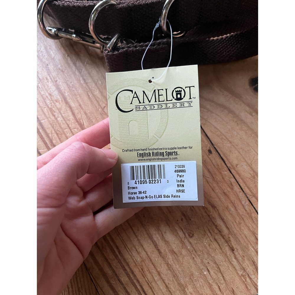 Camelot Web Snap-N-Go Side Reins NWT