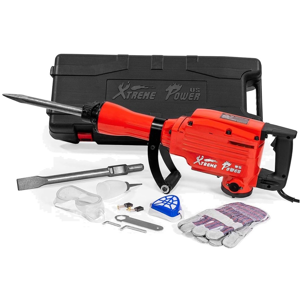 Xtremepowerus 2200W Demolition Jack Hammer Kit