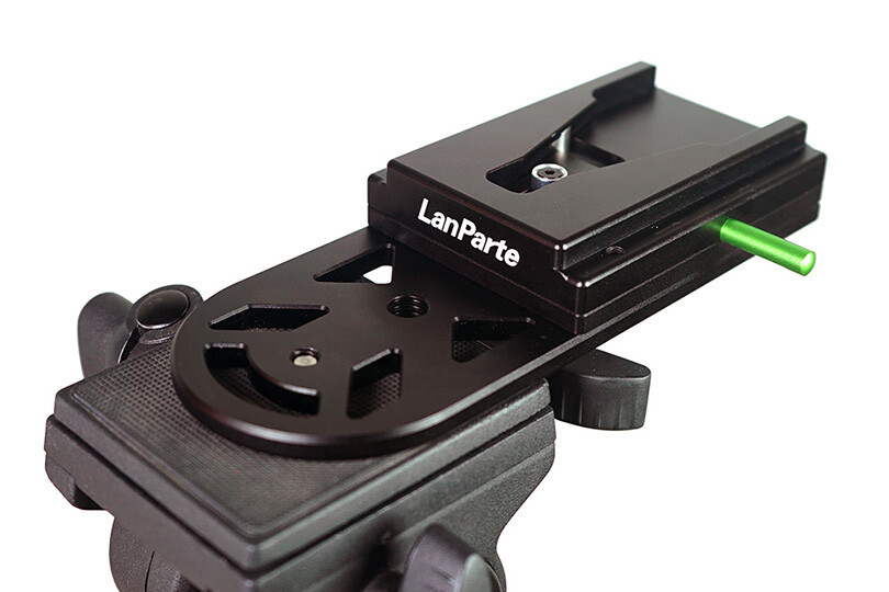 Lanparte Rotatable V Lock Quick Release Camera Plate for Sony ENG Camera Tripod