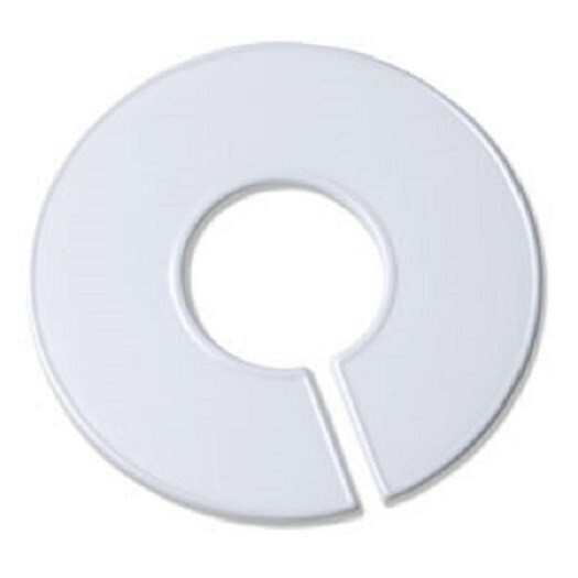 White Round Plastic Blank Rack Size Dividers (100pack)