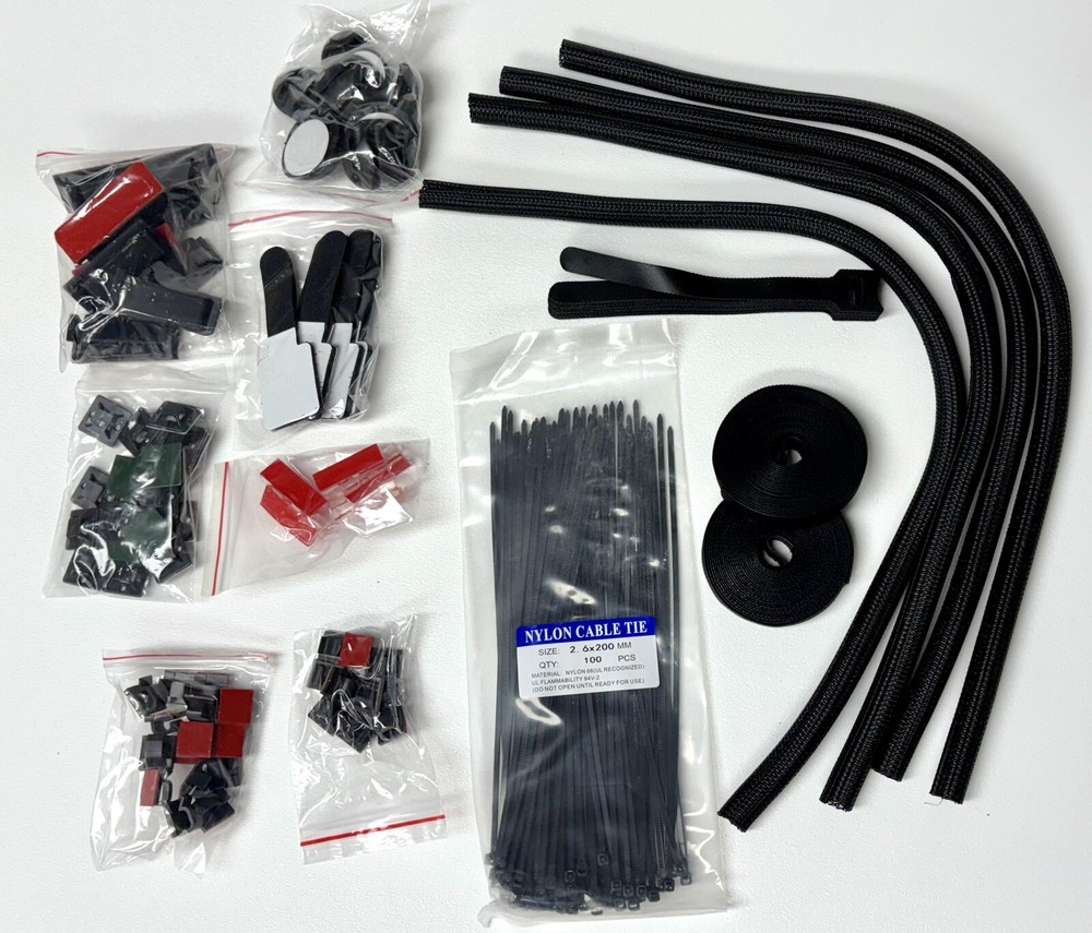 NEW - 192 PCS Cable Management Kit