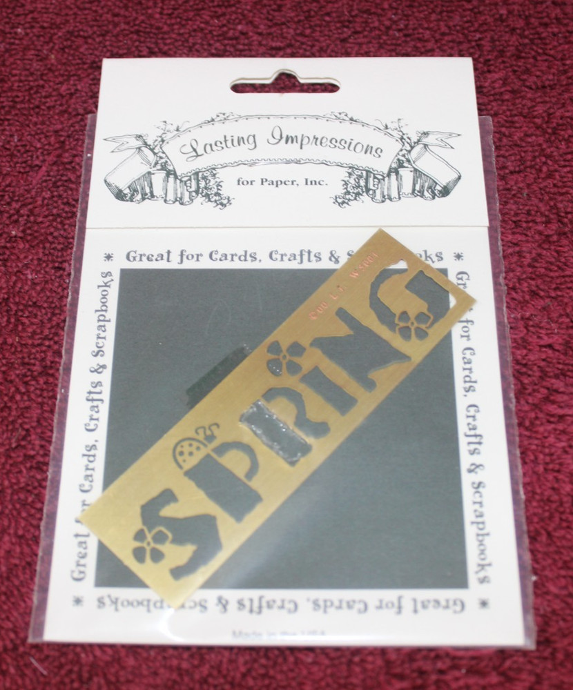 Lasting Impressions Brass Embossing Template - W5001