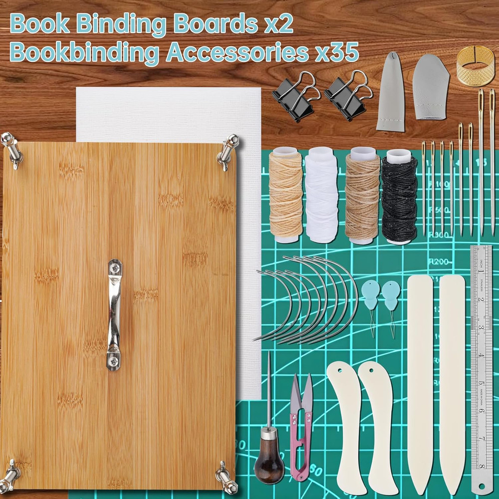 35 PCS Book Press Binding Kit for Notebooks, Lesson Plans, Document Organizat...