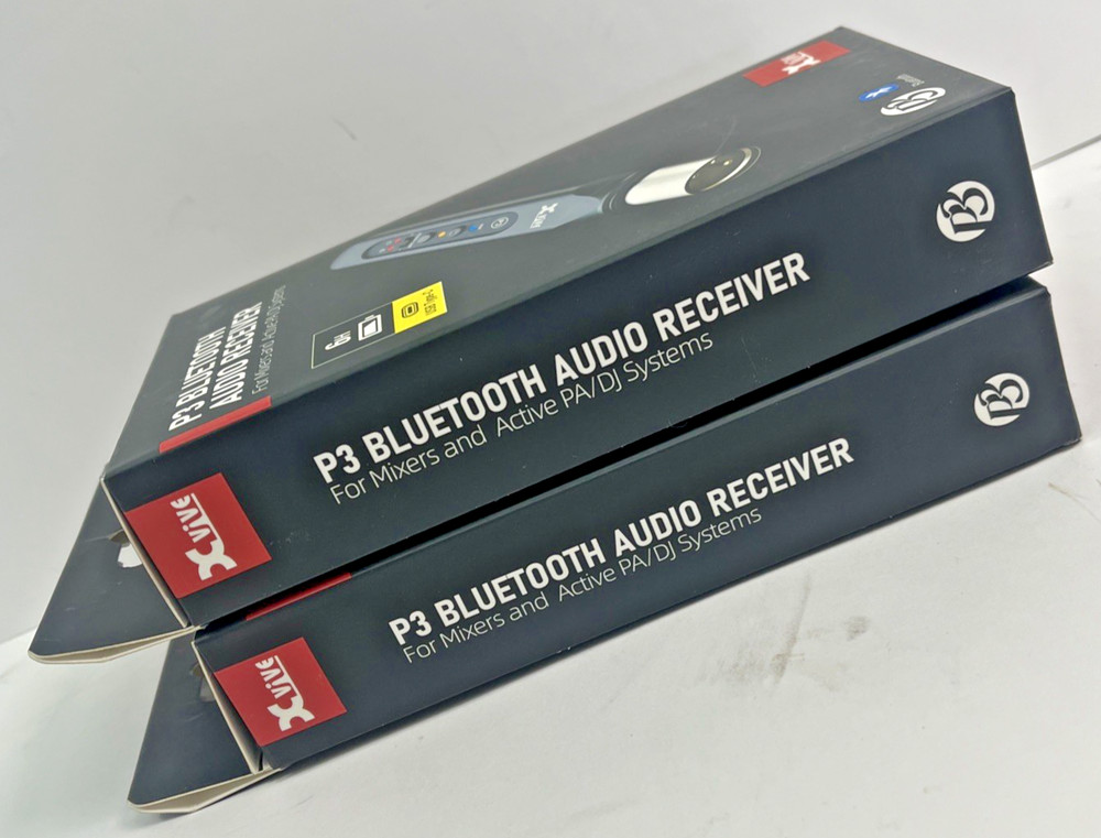 Xvive P3 Bluetooth Audio Receiver 2 count Bundle