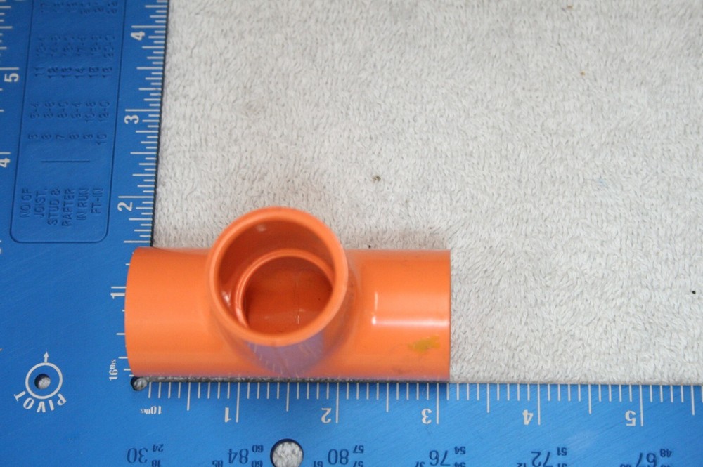Spears 3/4" Tee Socket CPVC Sprinkler Fitting SCH 40 - 4201-007 Orange