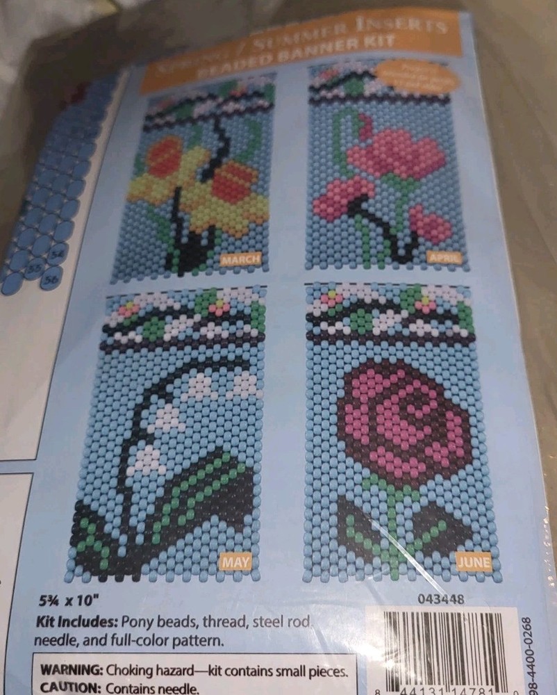 Herrschners Spring/Summer Beaded Banner Kit