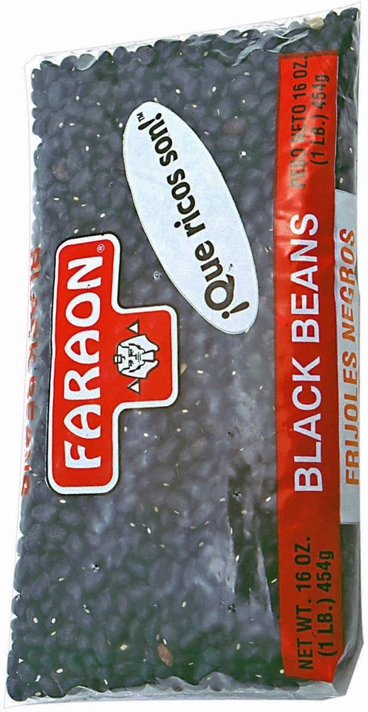 Black Beans, 1 Pound (Pack of 12)