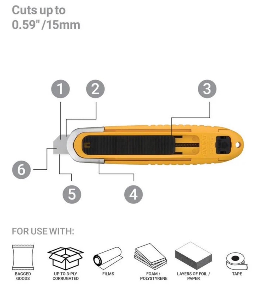 OLFA Automatic self-retracting safety knife SK-8