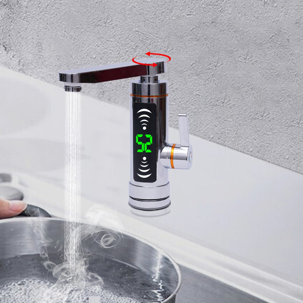 Electric Instant Hot Shower Kitchen Faucet Tankless Water Heater 3000 W US HOT