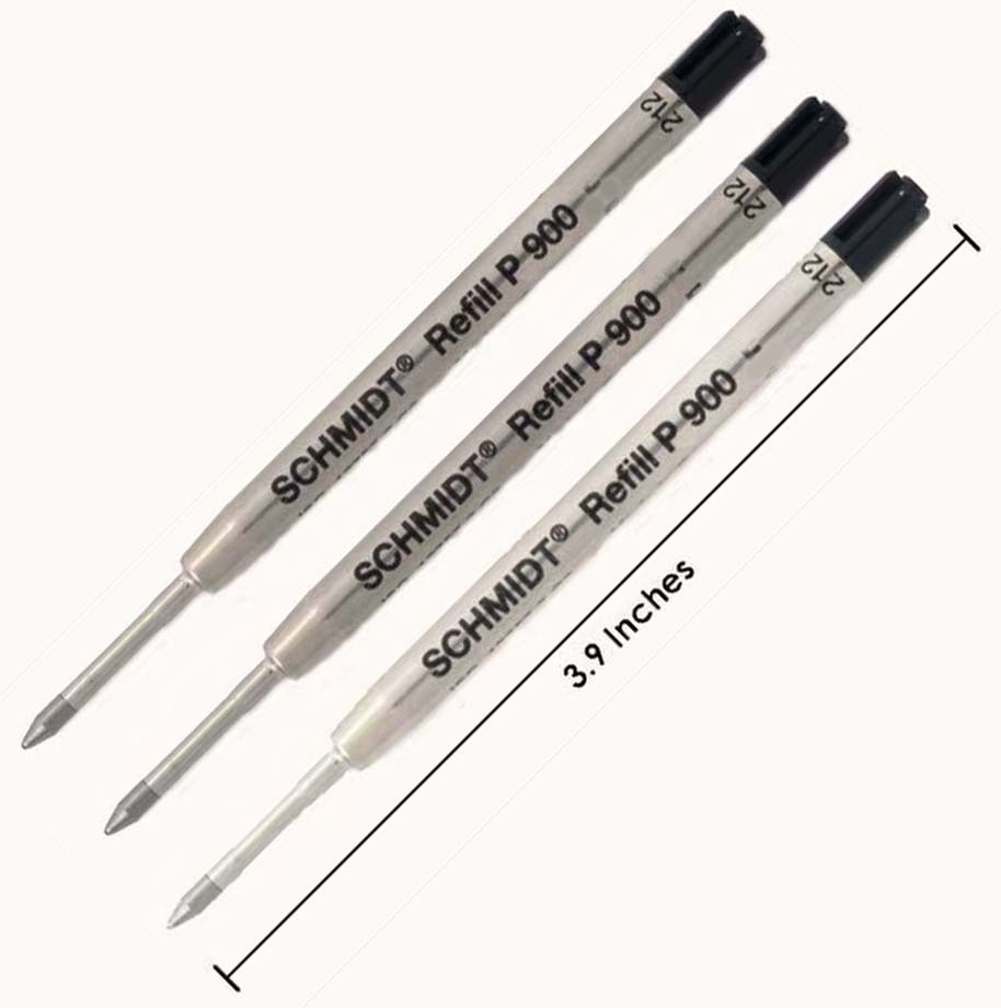 3 Pack Colt Tactical Ballpoint Black Medium Point Refills by Schmidt