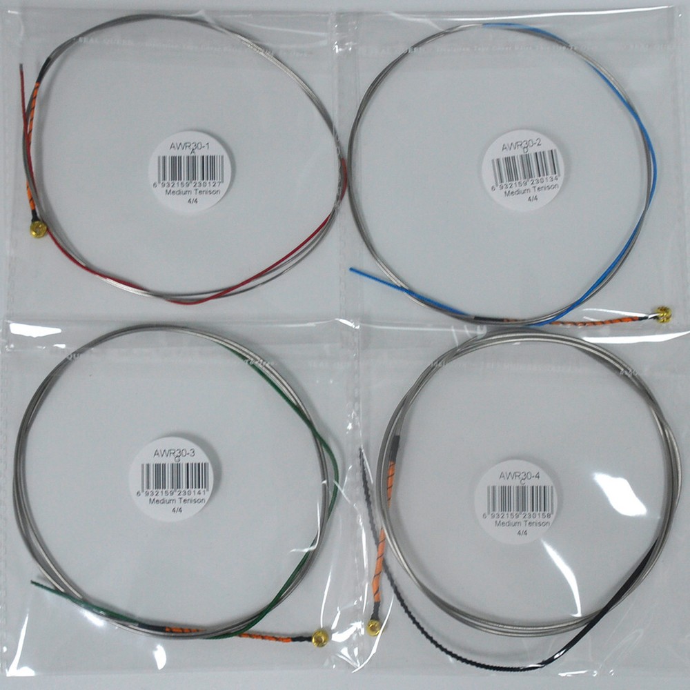Alice AWR30 Synthetic Core Cello Strings Set 4/4 Medium For Professional Student