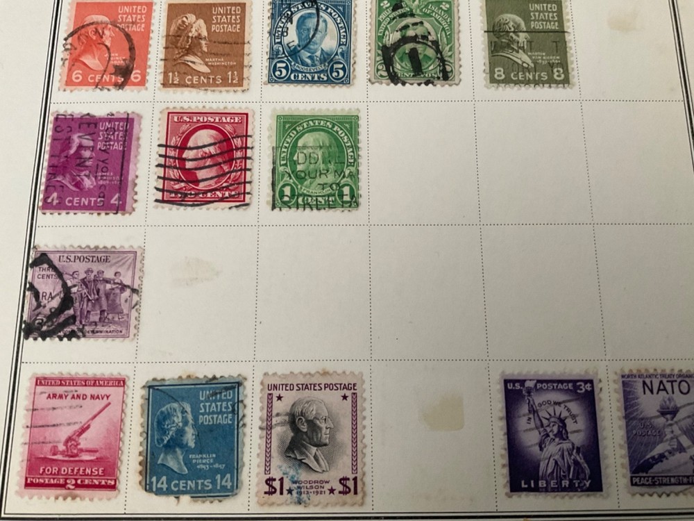 Vintage American Stamps.