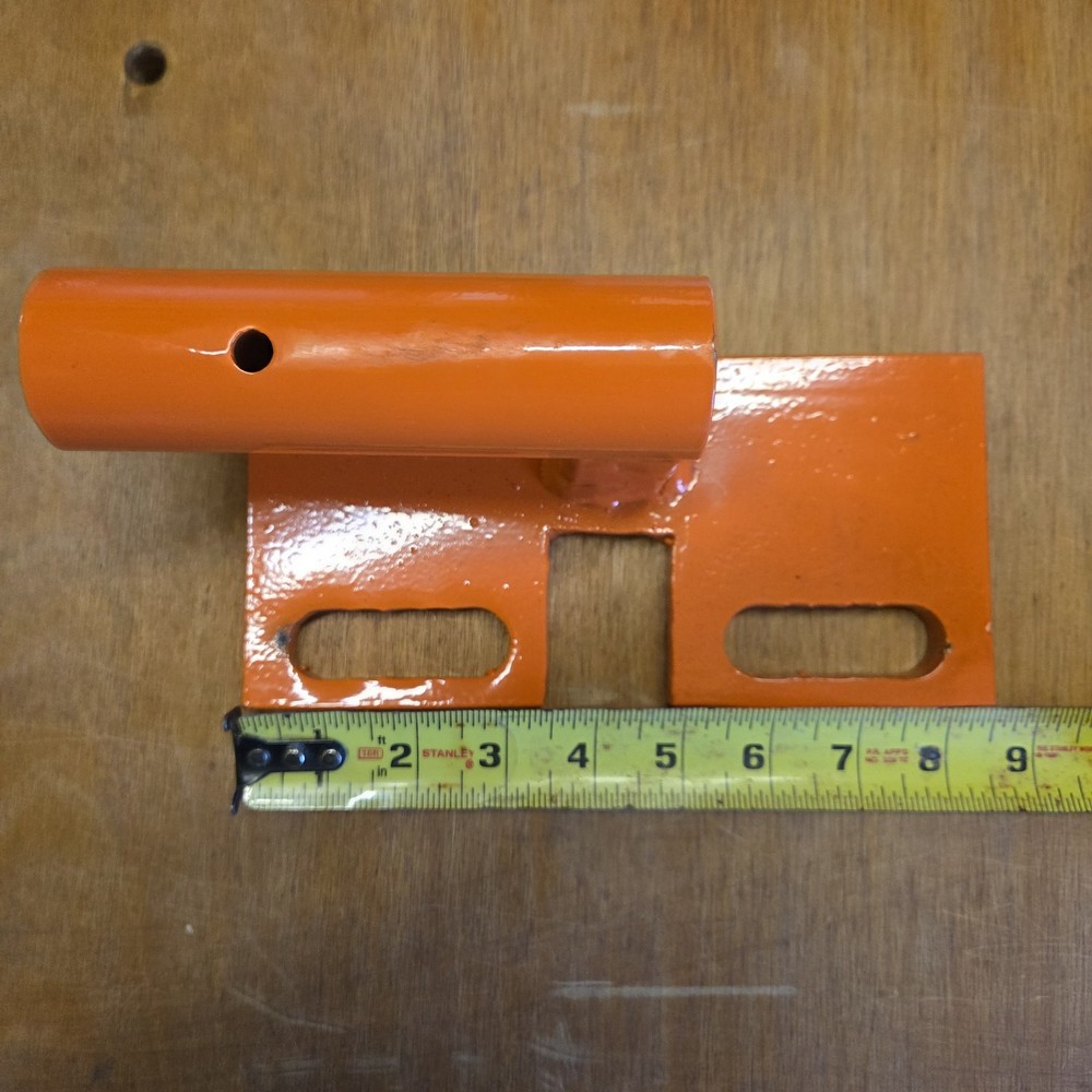 Heavy Duty Pallet Rack Guard Rail Bracket Receiver – Pipe Barrier Mount