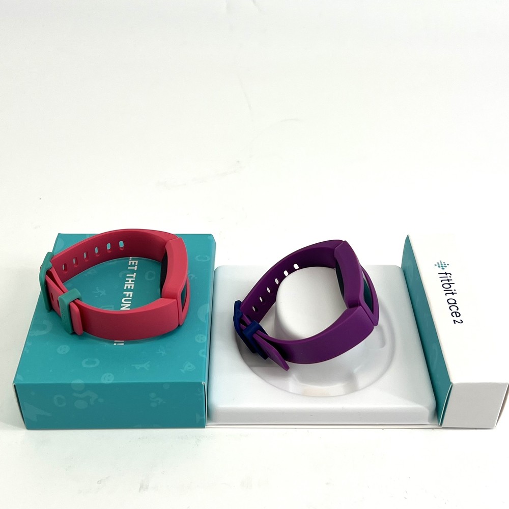 New Fitbit Ace 2 for Kids Activity Tracker Purple/Red/Blue FB414 In Box