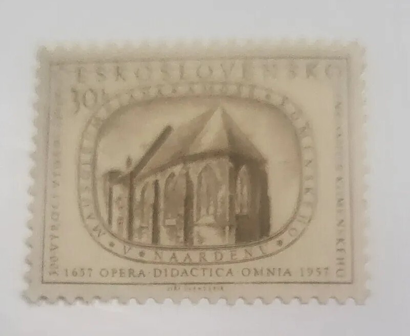 LOST STATE ** 1951 Czechoslovakia stamp Opera Didactica Omnia