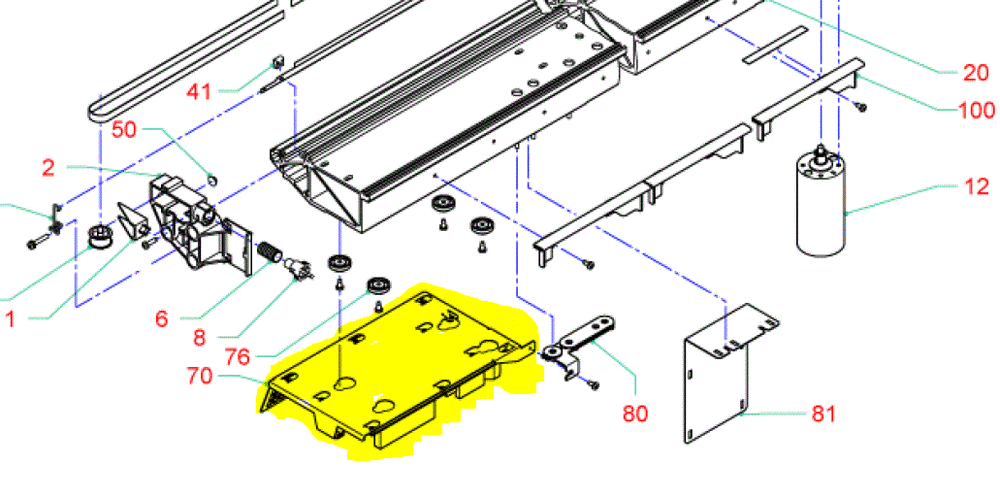 OCE COLORWAVE 600Distribution Board