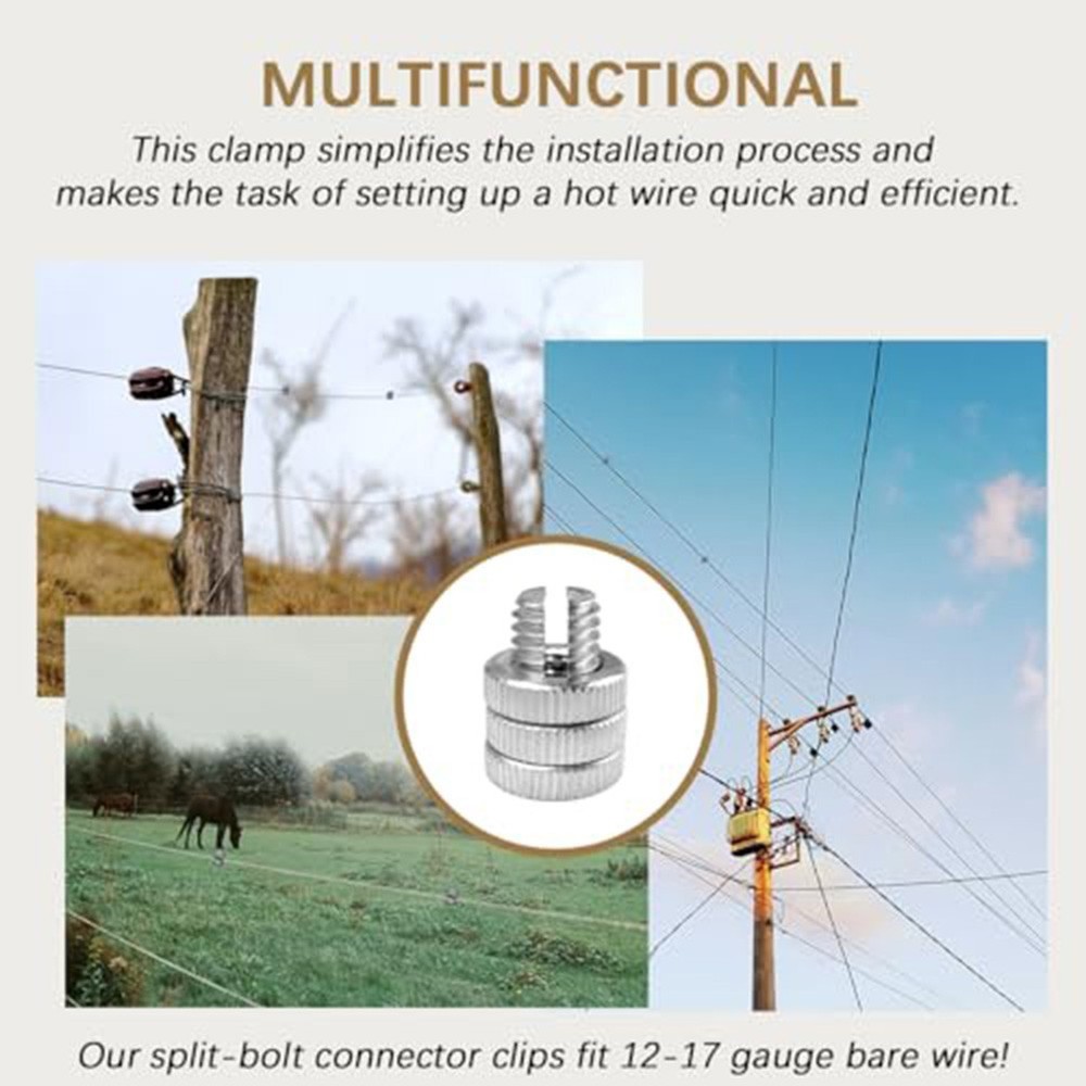 Simplify Your Installation Process 24pcs Split Bolt Joint Clip Connectors