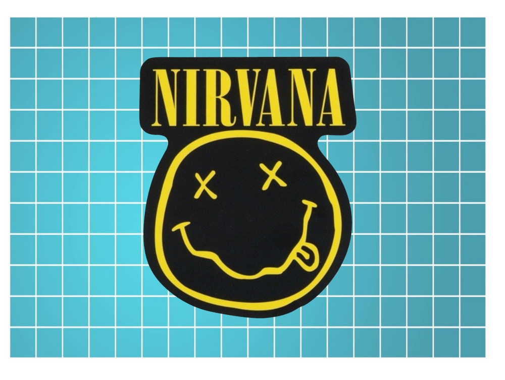 Nirvana Logo All Weather Vinyl Sticker/Decal Multiple Sizes