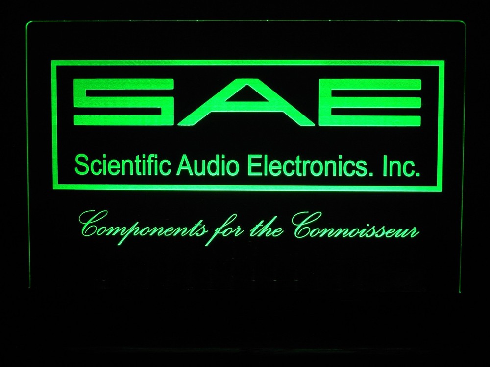 SAE ETCHED ACRYLIC LED SIGN