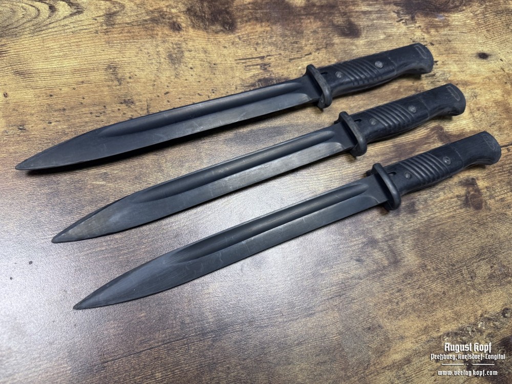 WW2 German - Training Bayonet S84/98 – Rubber Replica (Safe Training Version)